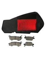 RKS NEWLİGHT 125 PRO ÖN BALATA + ARKA BALATA + HAVA FİLTRESİ SET