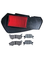 RKS NEWLİGHT 125 PRO ÖN BALATA + ARKA BALATA + HAVA FİLTRESİ SET