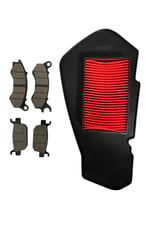 RKS NEWLİGHT 125 PRO ÖN BALATA + ARKA BALATA + HAVA FİLTRESİ SET