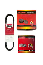 SCOOTER 50 cc - 80 cc MONERO ÖN VARYATÖR + ARKA DEBRİYAJ + BANDO KAYIŞ SET -KUBA-RKS-MONDİAL-ARORA