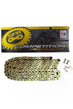SFR O RİNGLİ ZİNCİR [GOLD] [520H x 128L] - NS 200 - CBR 250 - R25 - NK250/400 - DOMİNAR - RTR 200