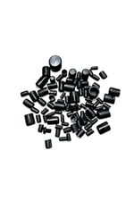 SİYAH MOTOSİKLET VİDA KAPAĞI SETİ - SİLİKON TAPA SETİ - 80 ADET - UNİVERSAL - CG - CUB - DRİFT