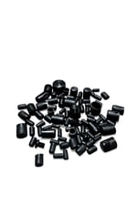 SİYAH MOTOSİKLET VİDA KAPAĞI SETİ - SİLİKON TAPA SETİ - 80 ADET - UNİVERSAL - CG - CUB - DRİFT
