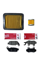 TVS APAHCE RTR 200 ASK ÖN BALATA + ARKA BALATA + YAĞ FİLTRESİ + HAVA FİLTRESİ BAKIM SETİ