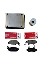 TVS APAHCE RTR 200 ASK ÖN BALATA + ARKA BALATA + YAĞ FİLTRESİ + HAVA FİLTRESİ BAKIM SETİ