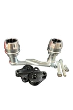 UNİVERSAL EGZOZ KORUMA TAKOZU CNC [METAL] GRİ - UNİVERSAL - PCX - N MAX - X MAX - FORZA