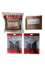 YAMAHA R 25 - MT 25 ORJİNAL ÖN FREN BALATA + ARKA FREN BALATA + HAVA FİLTRESİ + YAĞ FİLTRESİ SET
