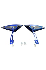 YARASA ÜÇGEN MODİFİYE AYNA TAKIMI MAVİ 8 mm 10 mm UYUMLU - ÜNİVERSAL - CG - CUB - DRİFT - KUBA ÇİTA