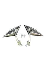YARASA ÜÇGEN MODİFİYE AYNA TAKIMI NİKEL(GRİ) 8 mm 10 mm UYUMLU-ÜNİVERSAL-CG-CUB-DRİFT-KUBA ÇİTA