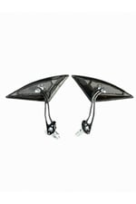 YARASA ÜÇGEN MODİFİYE AYNA TAKIMI SİYAH 8 mm 10 mm UYUMLU - ÜNİVERSAL - CG - CUB - DRİFT - KUBA ÇİTA