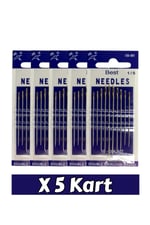 BREZİLYA İĞNE NO:120-081 5 KART(50 ADET İĞNE)