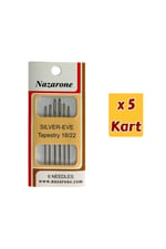 ETAMİN İĞNE NO:18/22 5 KART(30 ADET İĞNE)
