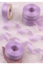 Fantazi Şifon Kurdele 2,5cm-20mt-lila(805)