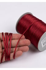 FLOŞ İP (SIÇAN KUYRUĞU) 2MM-91MT-KIRMIZI
