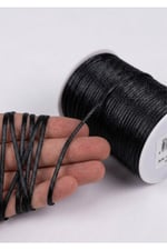 FLOŞ İP (SIÇAN KUYRUĞU) 2MM-91MT-SİYAH