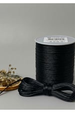 FLOŞ İP (SIÇAN KUYRUĞU) 2MM-91MT-SİYAH