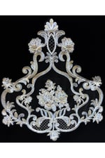 Fransız Motif Fd389 6ad/pkt-krem-altın