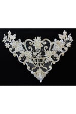Fransız Motif Fd405 6ad/pkt-krem-altın