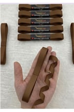 Grogren Kurdele 1cm-10mt-kahverengi(208)