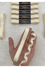 Grogren Kurdele 1cm-10mt-krem(103)