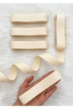 Grogren Kurdele 3cm-10mt-krem(103)