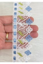 Güpür 2115 Batik 9mt-mavi