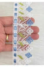 Güpür 2115 Batik 9mt-mavi