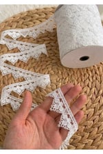 Güpür 2312 Iğne Oyası 9mt-beyaz