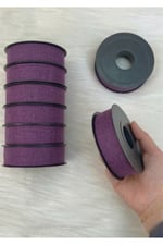 Kapiçino Keten Nopeli Kurdele 2,5 Cm 20 Metre, Bohça Çeyiz Özel Gün Hediye Süsleme Kurdelesi
