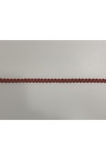 Kırmızı Renkli Dar Floş Şerit 20 Mt 1096(13-5451)