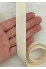 Krem Grogren Kurdele 2Cm 10Mt, Bohça Çeyiz Düğün Doğum Günü Parti Hediye Paketleme Süsleme