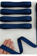 Lacivert Grogren Kurdele 2Cm 10Mt, Bohça Çeyiz Düğün Doğum Günü Parti Hediye Paketleme Süsleme