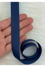 Lacivert Grogren Kurdele 2Cm 10Mt, Bohça Çeyiz Düğün Doğum Günü Parti Hediye Paketleme Süsleme