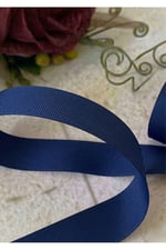Lacivert Grogren Kurdele 3 Cm 10 Mt, Bohça Çeyiz Düğün Sünnet Doğum Günü Hediye Paketleme Süsleme