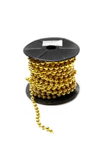 Makara Inci Yuvarlak Metalik 6mm-8mt-altın
