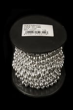 Makara Inci Yuvarlak Metalik 8mm-8mt-gümüş