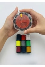 Mini Taşınabilir Ölçü Bandı,İğne ve İplik Seti - L100272
