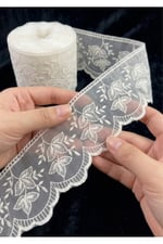 Organze Güpür 9137 9mt-krem