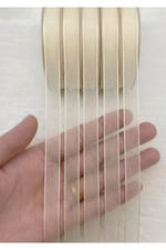 Organze Kurdele 1cm/23mt-krem(103)