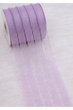 Organze Kurdele 1cm/23mt-lila(805)