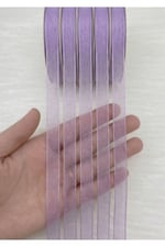 Organze Kurdele 1cm/23mt-lila(805)