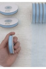 Organze Kurdele 1cm/23mt-mavi(1206)