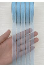 Organze Kurdele 1cm/23mt-mavi(1206)