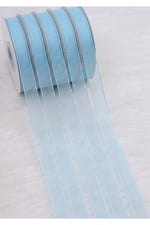 Organze Kurdele 1cm/23mt-mavi(1206)
