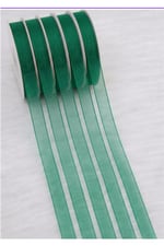 Organze Kurdele 1cm/23mt-yeşil(2001)