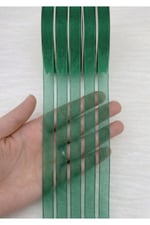 Organze Kurdele 1cm/23mt-yeşil(2001)