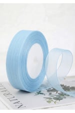 Organze Kurdele 2cm-23mt-mavi(1206)