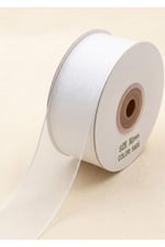 Organze Kurdele 3cm-23mt-beyaz(101)