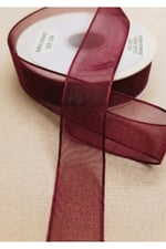 Organze Kurdele 3cm-23mt-bordo(1007)