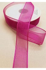 Organze Kurdele 3cm-23mt-fuşya(803)